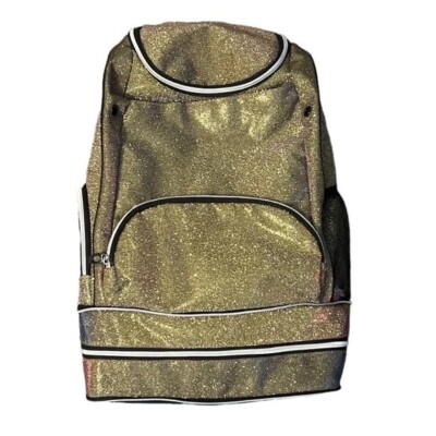 Varsity Spirit Glitter Game Day Backpack Gold
