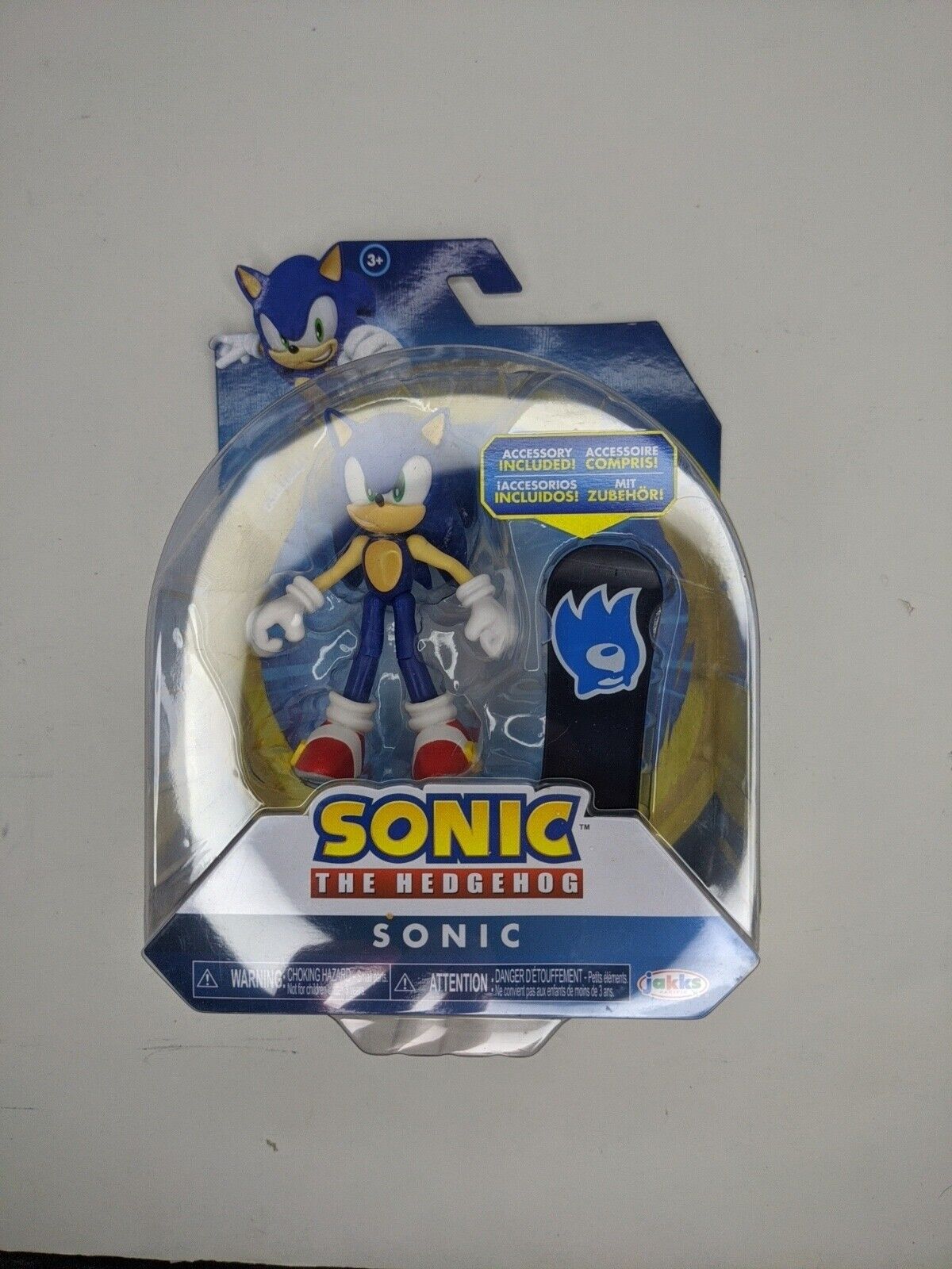 WAVE 2 Jakks Sonic The Hedgehog 4 Sonic Articulation Figure with Snowboard  Sega