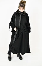 CRAZY H4  black  asymmetric strap   dress size XL/XXL