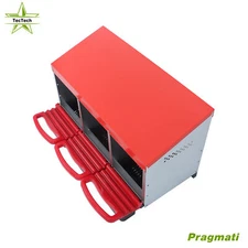 3 Hole Chicken Nesting Boxes Laying Eggs Chicken Coop Hen Nest Box Metal