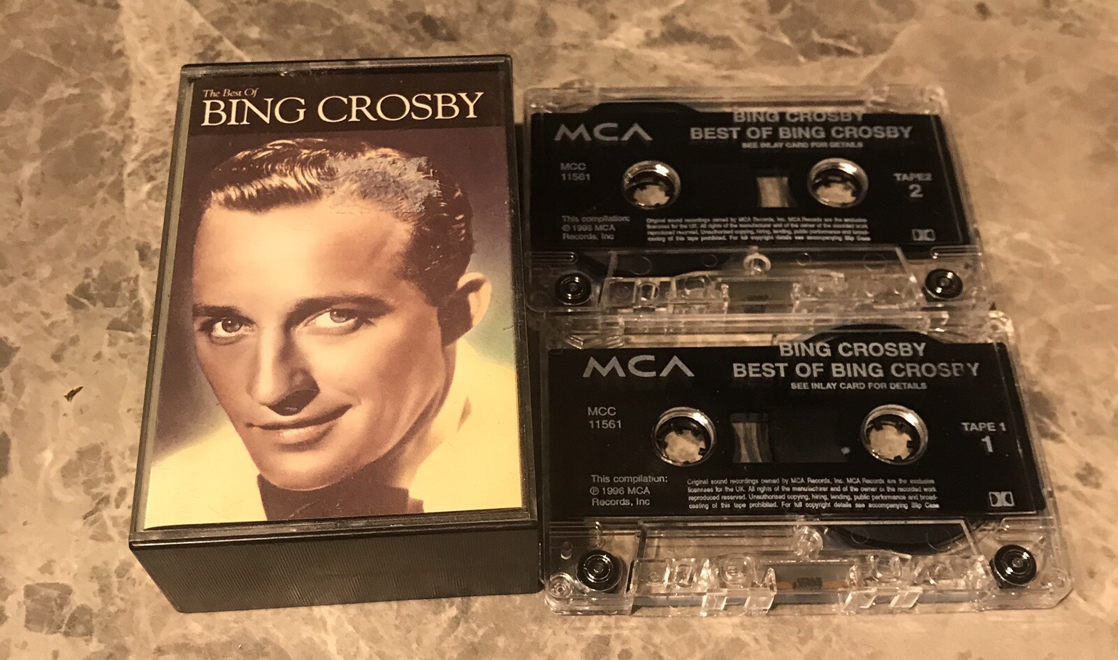 THE BEST OF BING CROSBY DOUBLE CASSETTE/TAPE