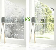 Sichtschutzfolie Milchglasfolie Fensterfolie Fenster Folie Selbstklebend 45,90cm