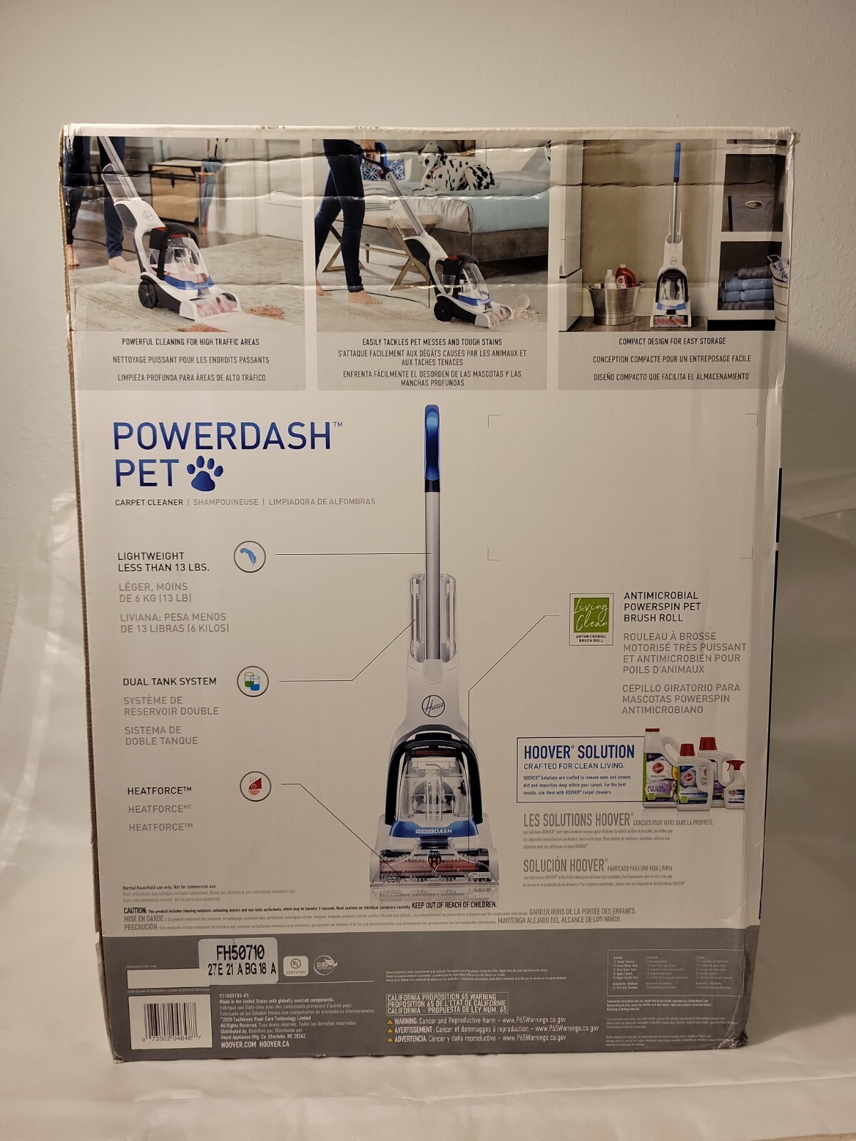 Hoover FH50710 PowerDash Pet Compact Carpet Cleaner 615662917643 eBay