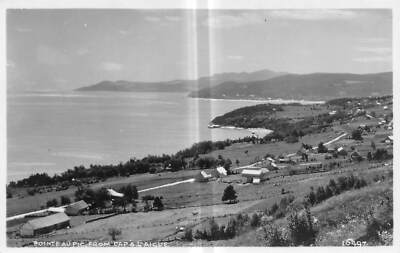 POINTE AU PIC Quebec Canada RPPC postcard from Cap a L'Aigle