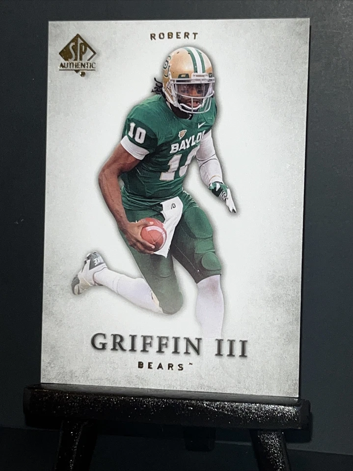 BEST COLLEGE FOOTBALL  ANALYST ROBERT GRIFFIN III RC 2012 UD SP AUTHENTIC - Image 2 of 4