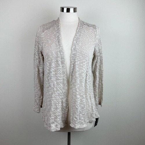 Neutral Lace Cardigan Sweater Women 