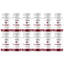Boostaro Tablets Enhanced Blood Flow Virility for Men - 12 Bottles
