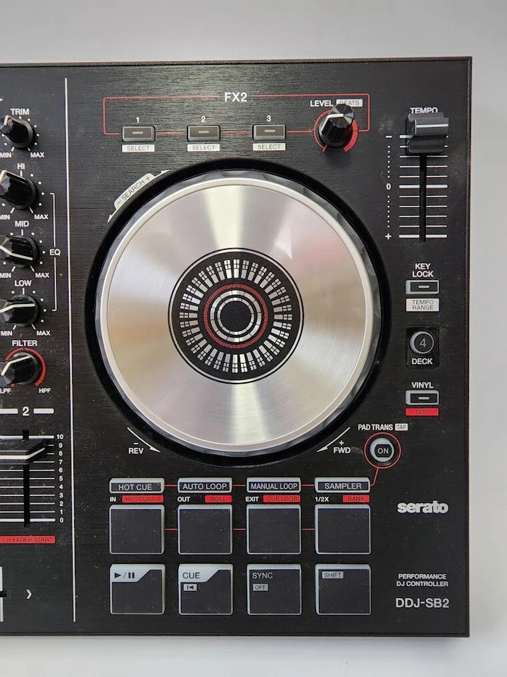 Pioneer DDJ-SB2 DJ Controller Serato 2-Channel 2ch DDJSB2 Portable Black - Image 4 of 4