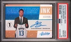 2018-19 Absolute Jalen Brunson Draft Day Ink Auto Rc #DD-JBS (112/125) PSA 10