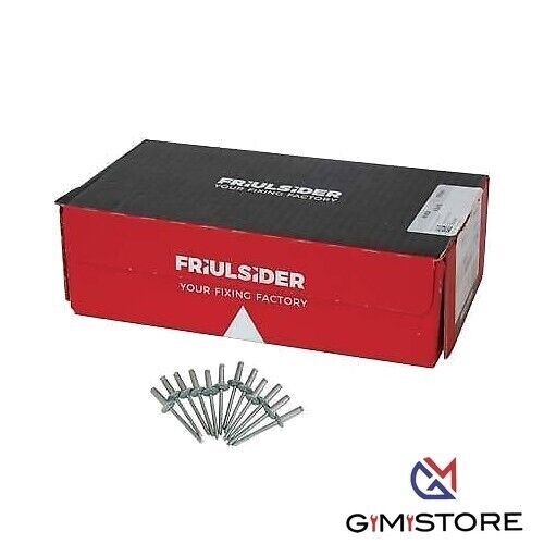 500 Rivetti Alluminio Testa Larga Friulsider 4.8x16 - Rivetto a Strappo