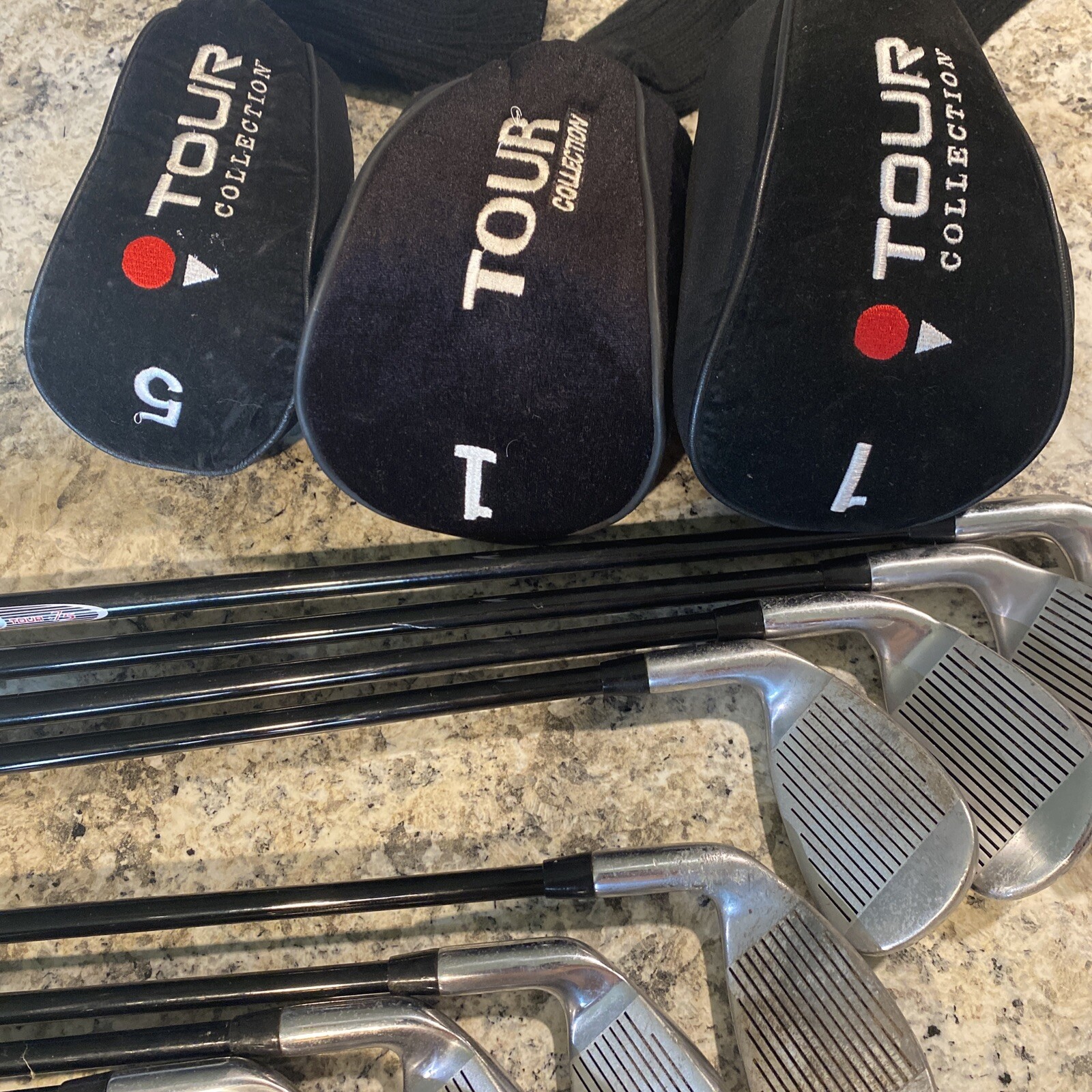 Tour Collection T740 13 Club Set Mid Firm Graphite Driver Wood Iron Wedge Putter