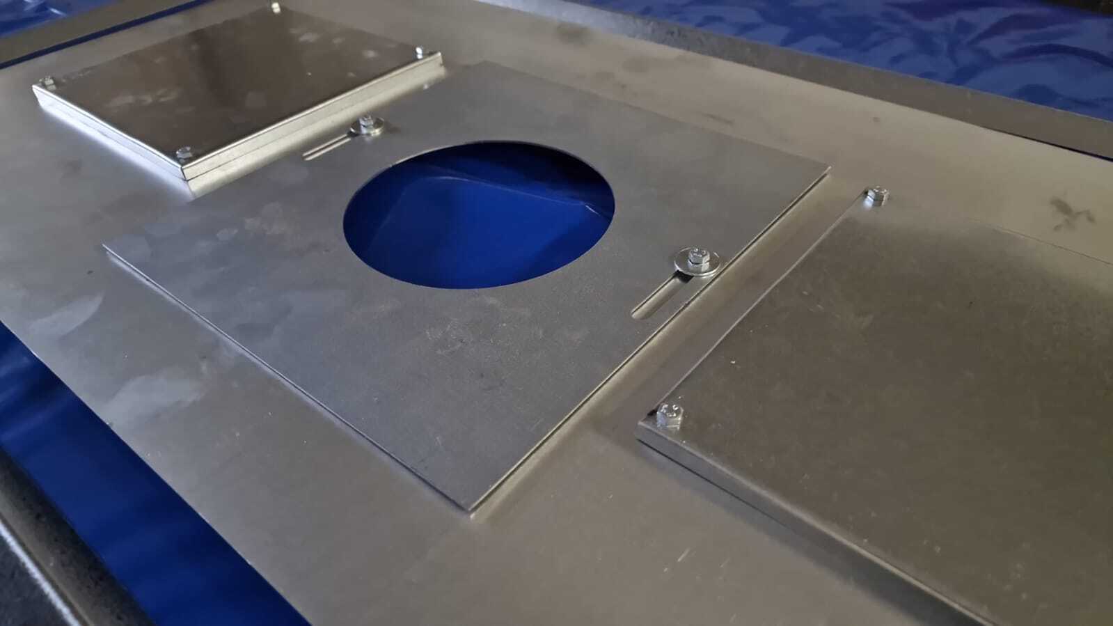 PIASTRA Di Registro Stufa, Camino In Acciaio Chiusura BOARD PER CALDAIA