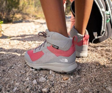 NEW THE NORTH FACE Juniors Girls Hedgehog Hiker II WP Hiking Shoe Sneakers