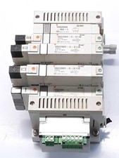 SMC EX120-SDN1 7-Slots Serial Interface Unit W/6 Position Solenoid Valves 