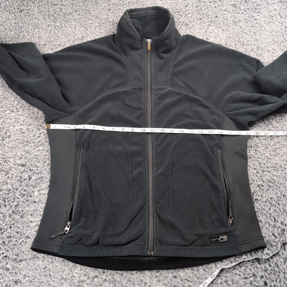 Chaqueta REI Co Op Mujer Gris Medio Polar Invierno Esquí Abrigo Exterior Informal Cremallera Foto 3 de 4