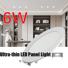 1Pack 4Inch LED Ceiling Lights Ultra-Thin Recessed Retrofits Kit 6000K Daylight