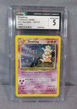 SLOWKING Pokemon 2000 Neo Genesis 14/111 HOLO Card CGC 5 Excellent