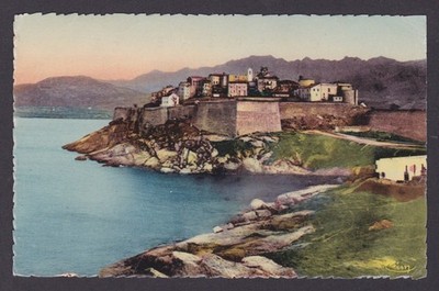 FRANCE, Postcard, Calvi, La Haute Ville, L'Entrée du Golfe