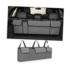 Car Trunk Organizer, Collapsible Large Capacity Auto Backseat Hanging Grsy