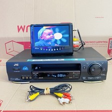 JVC HR-VP676U VCR Hi-Fi Pro-Cision 19u 4 Head  AV RCA Cable Tested Works