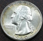 US 1940 Washington Quarter **