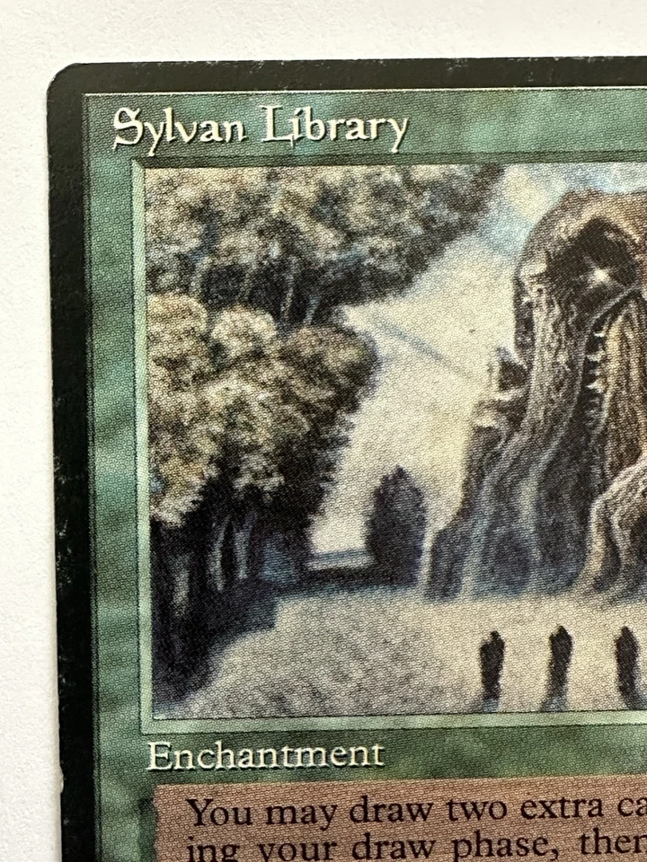 Sylvan Library Magic The Gathering Legends LP Read Description  - Image 2 of 4