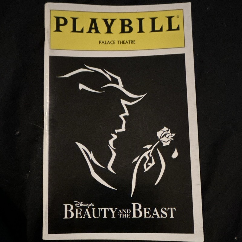 Beauty and the Beast Playbill (Dec 1996) Kerry Butler Marc Kudisch