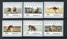 AUSTRALIA MNH 1994 SG1461-1464 AUSTRALIAN WILDLIFE S/A (SINGAPORE ISSUE)