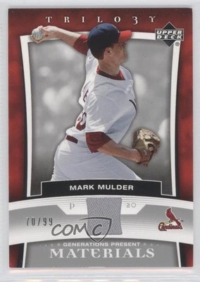 2005 Upper Deck Trilogy Generations Present Materials 70/99 Mark Mulder 0c2