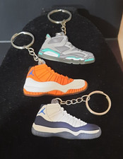 3-PIECE NIKE SNEAKER KEYCHAINS NEW IN PACKAGE