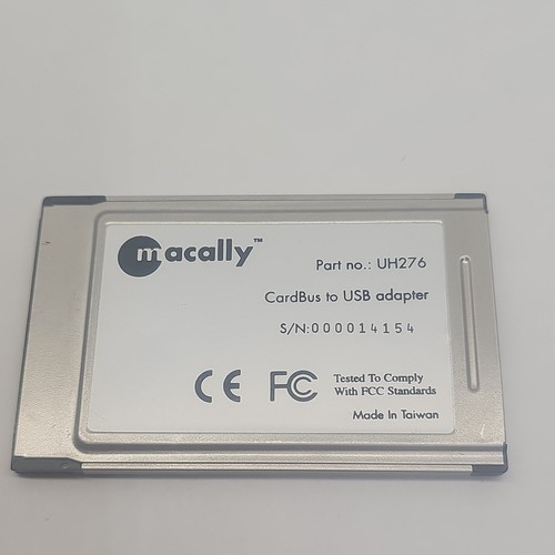 Macally UH276 CardBus to USB Adapter Laptop Port Expansion Card USB Interface