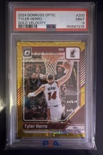 2024-25 Panini Donruss Optic - Tyler Herro #200 Gold Velocity 09/10 PSA 9