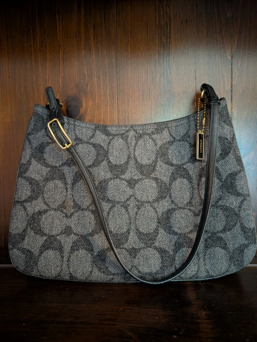 バッグ coach wool handbag leather signature 25+ Coach Wool Exterior Bags & Handbags for Women for sale