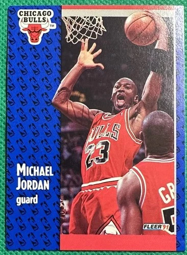 1991-1992 Michael Jordan Fleer #29 Chicago Bulls HOF “Air Jordan” NMMT++