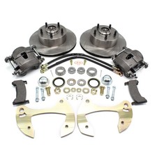 DELUXE DISC BRAKE KIT FOR 1955 1956 1957-1964 CHEVY FULL-SIZE CAR STOCK SPINDLE