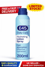 Image of E45 Hydrating Lotion Spray 200ml Normal to Dry Skin - Fast Absorbing UK FREE SHI