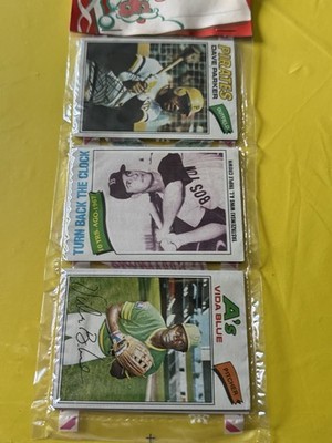 1977 TOPPS HOLIDAY BB RACK PACK DAVE PARKER VIDA BLUE CARL YASTRZEMSKI EX+/NM