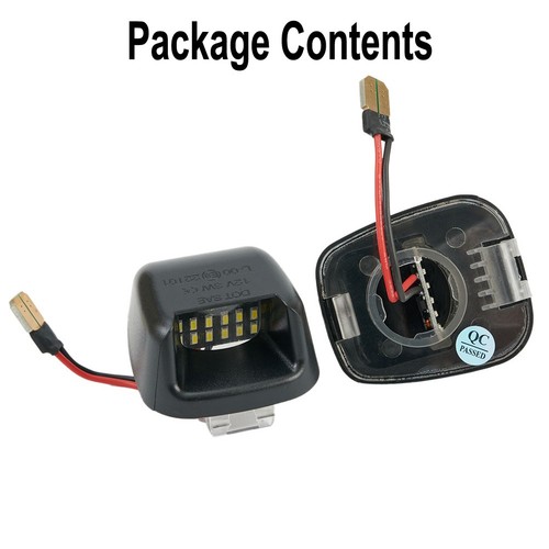 2Pcs 18 LED License Plate Light Lamp For Nissan Navara D40 Frontier 2007-2019-US - Picture 3 of 12