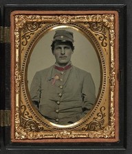 Confederate Artillery Soldier 1861-1865 Seccession Cockade Forage Hat
