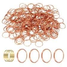 Mini Split Rings 11mm 304 Stainless Steel Jump Ring Rose Gold 250 Pack