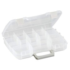 PLANO MOLDING 3860-01 Compartment Box,ProLatch,Clear,2 1/4 in 36N217