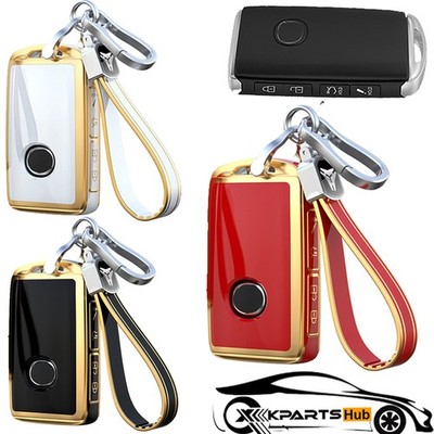 For Mazda 3 CX5 CX9 CX30 CX50 CX90 MX30 4Button Car Key Case Fob Cover Key Chain