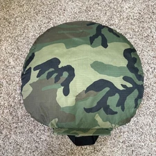 Camo Padded Seat Cushion 13" Diameter Real Tree Hardwoods Camo EUC