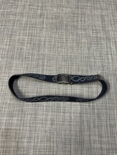 Y2K Tribal Dragon Design Boys Youth Belt Black Punk Rock Skater