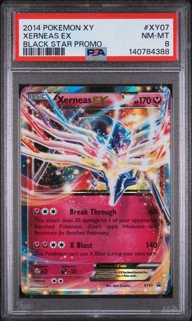 Pokémon Xerneas XY Black Star Promo #XY07 EX Holo – PSA 9 (2014)