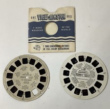 Vintage View Master Disney Princess Snow White, Cinderella 2 Reels Replacement