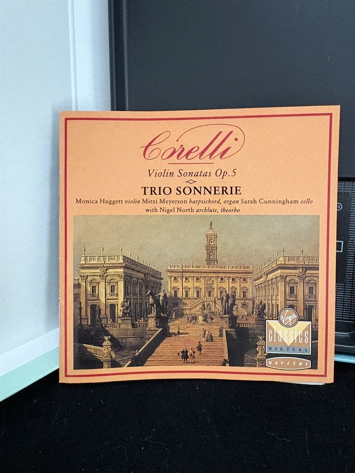 CORELLI Violin Sonatas Op. 5 - MONICA HUGGETT - VIRGIN BOXSET 2 CASSETTE TAPES - Image 3 of 4