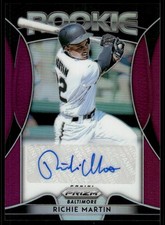 2019 Panini Prizm Rookie Autographs Prizms Purple #97 Richie Martin Auto /50 BB