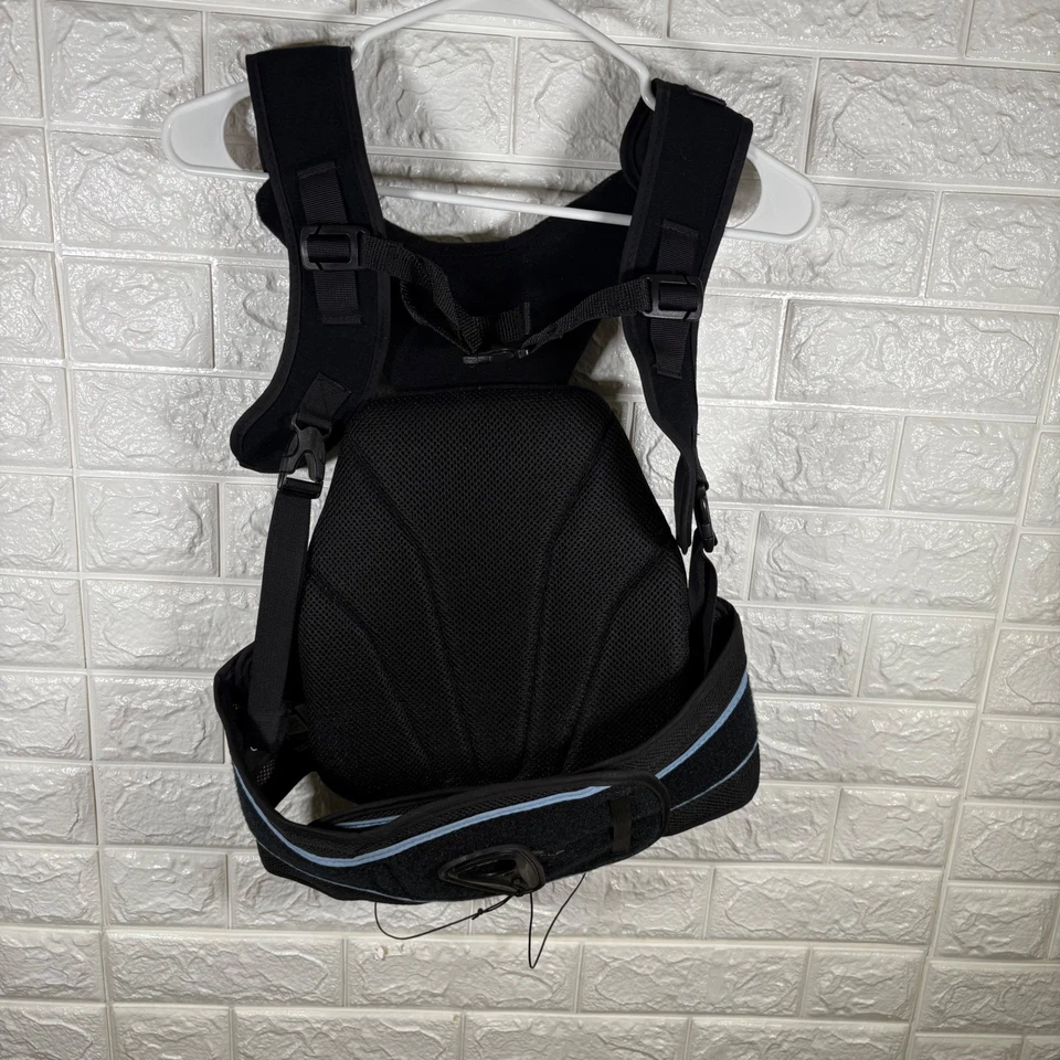 Soporte Lumbar Breg Correas Ajustables Negro Atlético Médico Foto 4 de 4