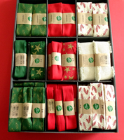 60 StüCk à 3 Oder 2 M Geschenkband Zierband Rot/GrÜN/Beige Go Green Weihnachten